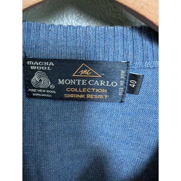 Vintage Monte Carlo Lightweight Wool Sweater, 80s Fashion, Unisex Sweater - Picture 8 of 9